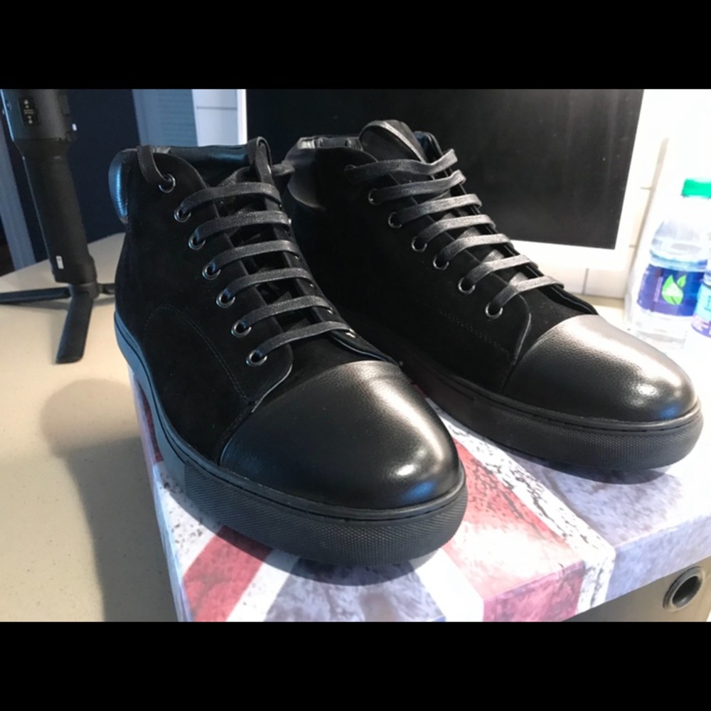 Men’s, Black, Neiman Marcus, Non-High Top Shoes